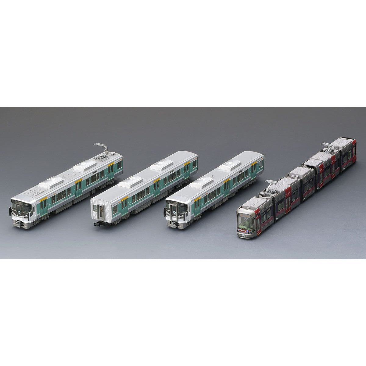 【新品】【お取り寄せ】[RWM] 97957 特別企画品 JR 227系近郊電車・広島電鉄5100形(ラッピングコラボトレイン)セット(3両)(動力付き) Nゲージ 鉄道模型 TOMIX(トミックス)(20250927)