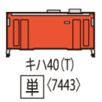 【中古即納】[RWM] 7443 JRディーゼルカー キハ40-2000形(JR西日本更新車・首都圏色・岡山気動車支所)(T)(動力無し) Nゲージ 鉄道模型 TOMIX(トミックス)(20250830)