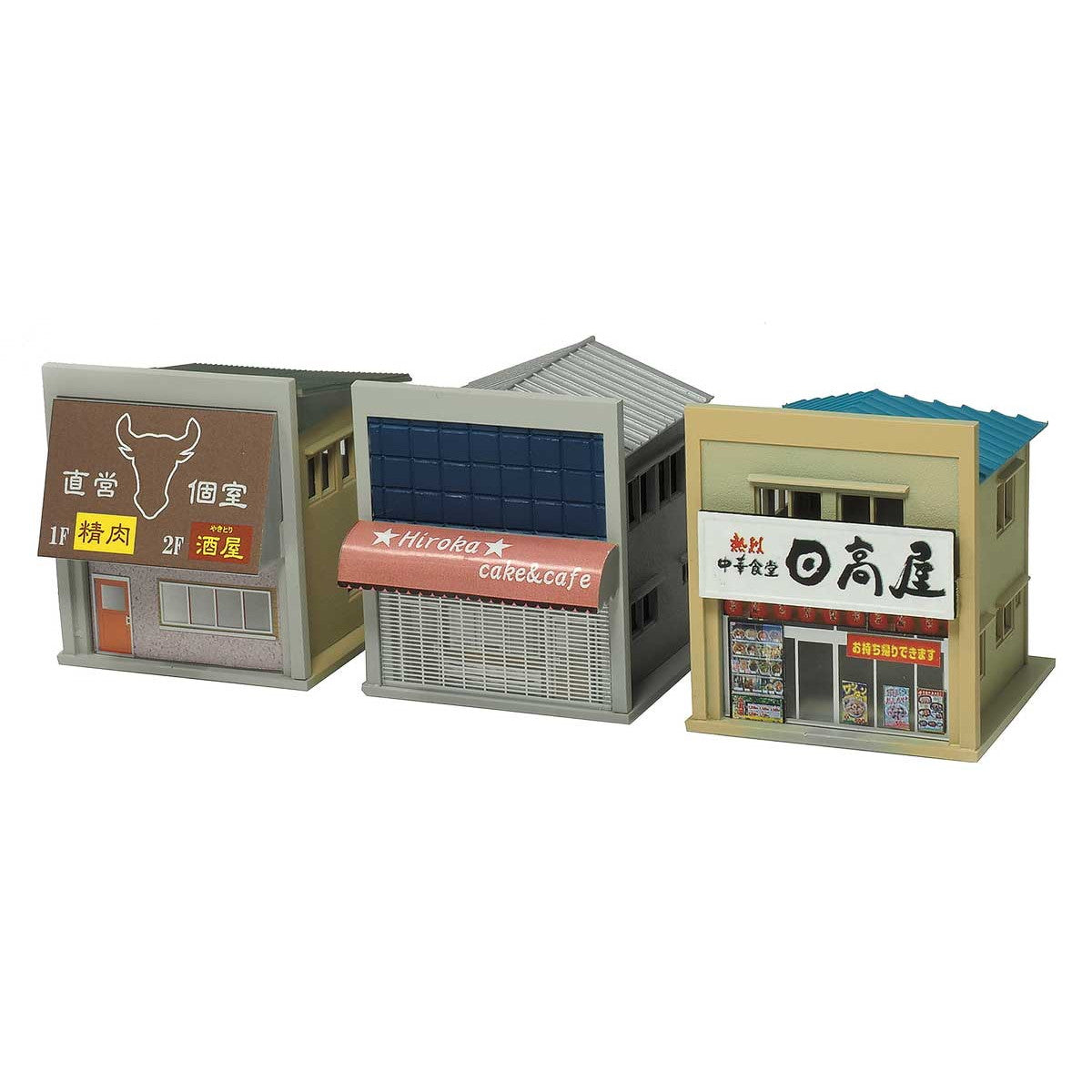 【新品即納】[RWM] 2653 着色済みストラクチャーキット 着色済み 商店 麺街道シリーズ/日高屋 Nゲージ 鉄道模型 GREENMAX(グリーンマックス)(20250827)