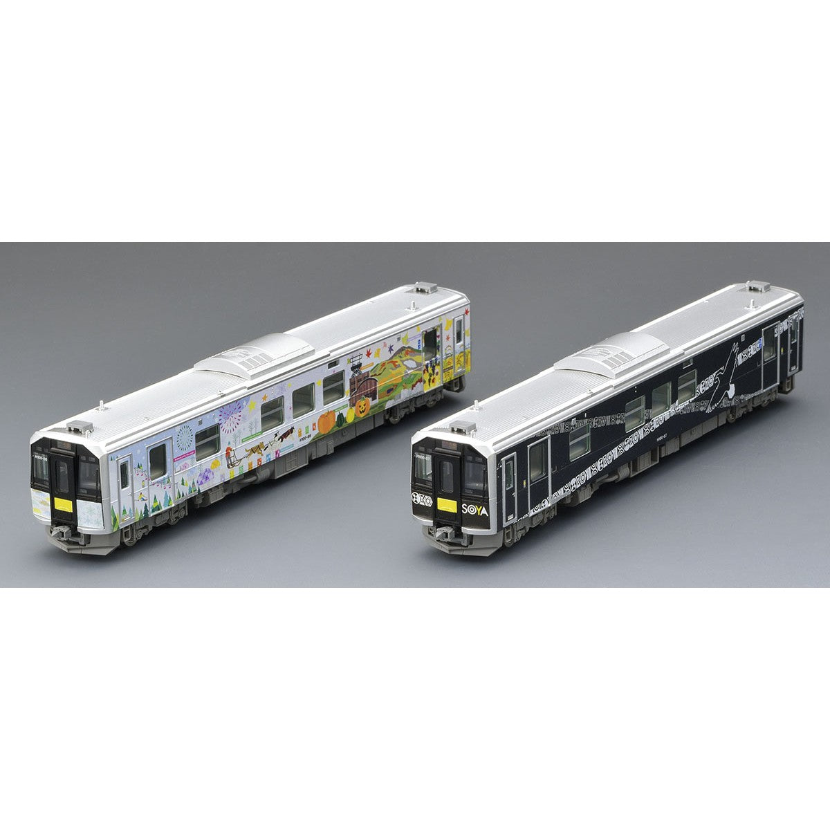 【新品】【お取り寄せ】[RWM] 98139 JR H100形ディーゼルカー(根室線・宗谷線ラッピング車)セット(2両)(動力付き) Nゲージ 鉄道模型 TOMIX(トミックス)(20251101)