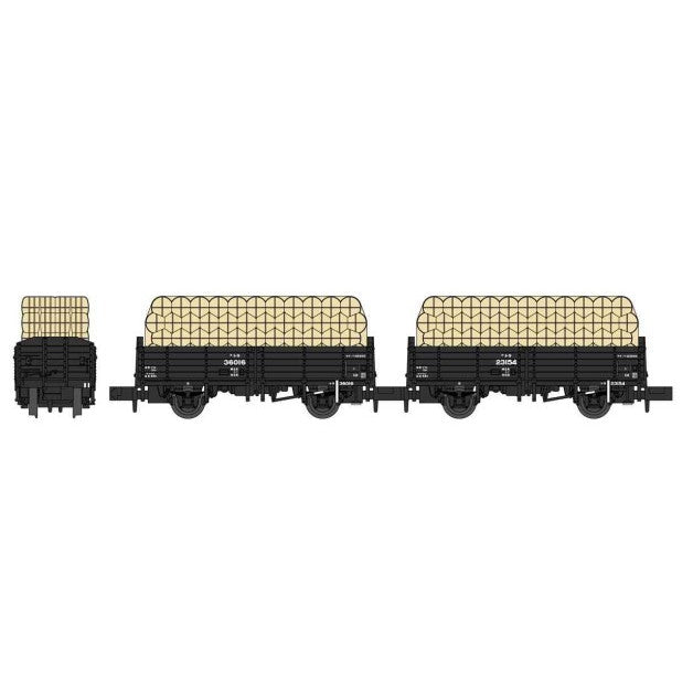 【予約安心出荷】[RWM] A1477 トラ35000+トラ25000(俵積) 2両セット(動力無し) Nゲージ 鉄道模型 MICRO ACE(マイクロエース)(2025年)