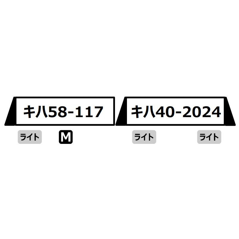 【予約安心出荷】[RWM] A9865 キハ40-2000番代+キハ58 水郡線色 2両セット(動力付き) Nゲージ 鉄道模型 MICRO ACE(マイクロエース)(2025年)