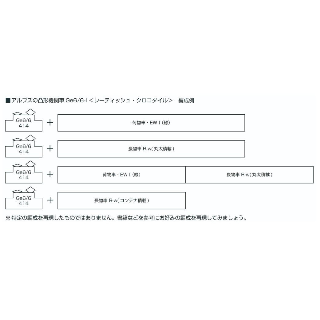 【新品】【お取り寄せ】[RWM] 3103-1 アルプスの凸形機関車 Ge6/6-I レーティッシュ・クロコダイル(動力付き) Nゲージ 鉄道模型 KATO(カトー)(20251129)