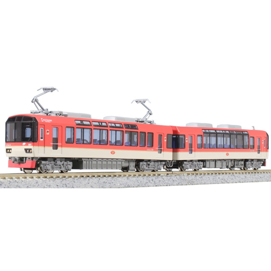 【新品】【お取り寄せ】[RWM] (再販) 10-1471 叡山電鉄900系 きらら(メープルレッド)(2両)(動力付き) Nゲージ 鉄道模型 KATO(カトー)(20250927)