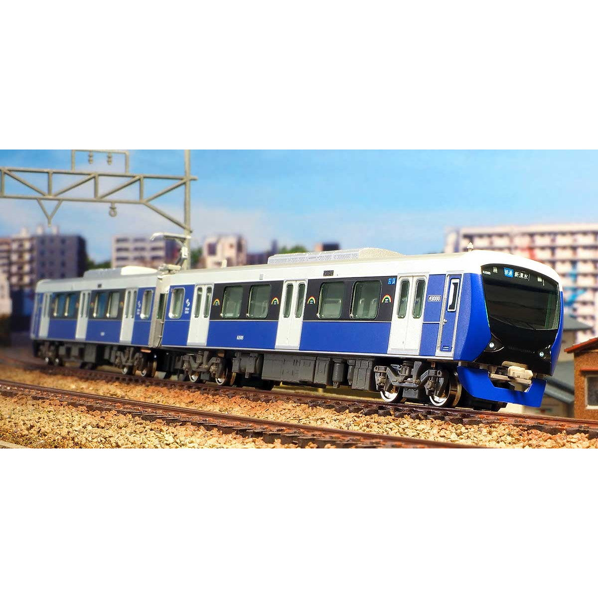 【予約安心出荷】[RWM] 32051 静岡鉄道A3000形(エレガントブルー) 2両編成セット(動力付き) Nゲージ 鉄道模型 GREENMAX(グリーンマックス)(2025年10月)