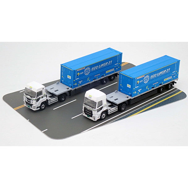 【新品】【お取り寄せ】[RWM] 331230 ザ・トレーラーコレクション NX 日本通運 31ftコンテナトレーラー 2台セットA Nゲージ 鉄道模型 TOMYTEC(トミーテック)(20251025)