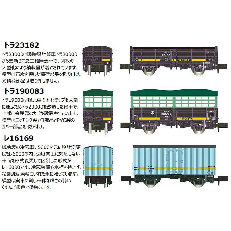 【予約安心出荷】[RWM] A1478 北海道黄帯貨車タイプ 3両セット(動力無し) Nゲージ 鉄道模型 MICRO ACE(マイクロエース)(2025年)