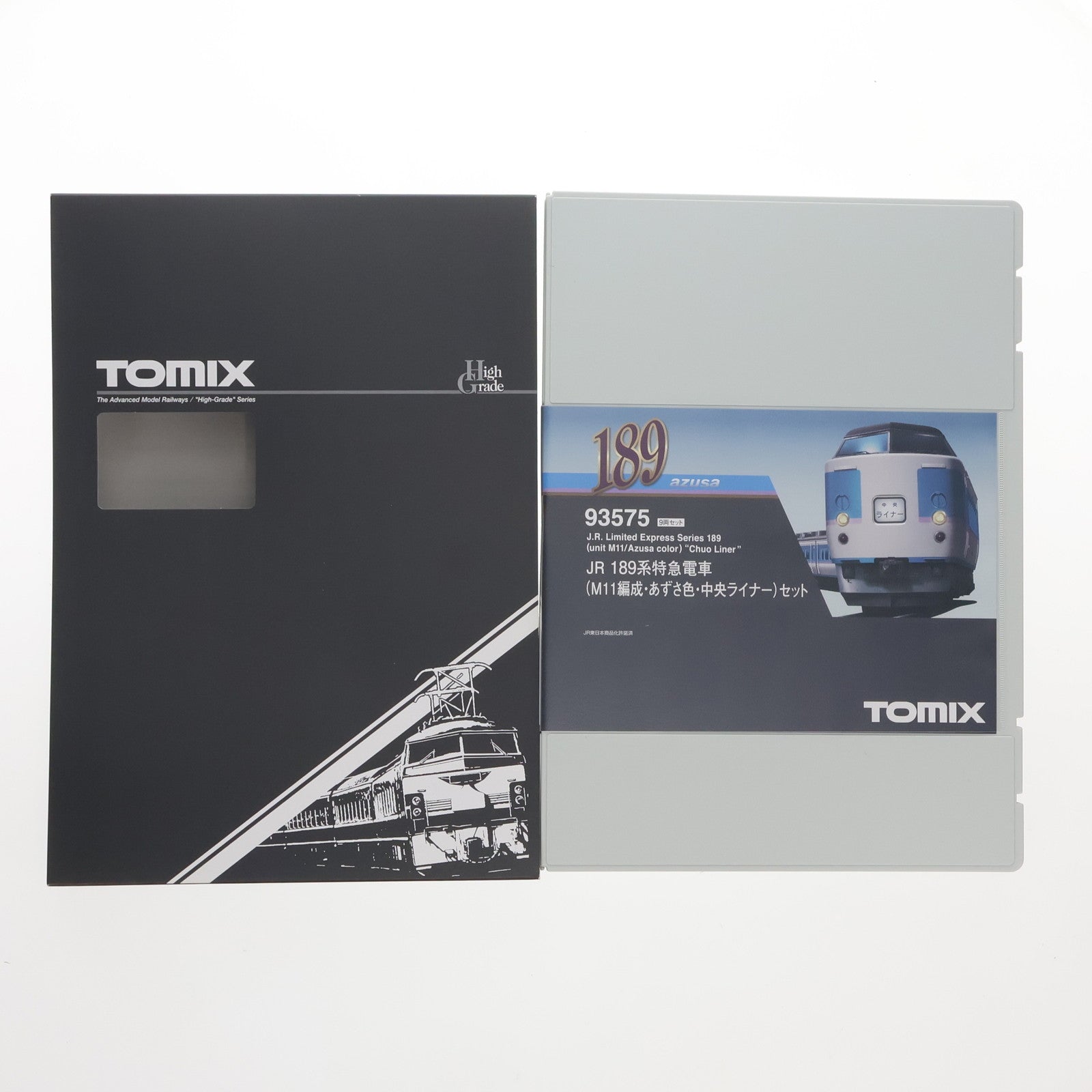 【中古即納】[RWM] 93575 JR 189系特急電車(M11編成・あずさ色・中央ライナ-)セット(9両)(動力付き) Nゲージ 鉄道模型 TOMIX(トミックス)(20221101)