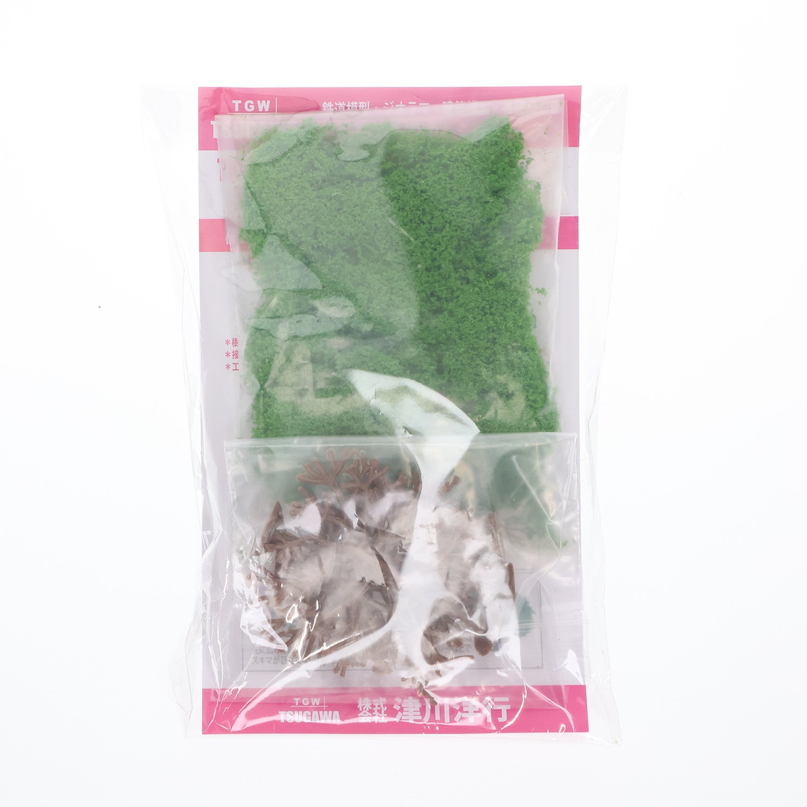 【中古即納】[RWM] TK-13 情景用素材シリーズ 木の素キット ライトグリーン(葉っぱの素 ライトグリーン+プラスチック樹木5本入) Nゲージ・HOゲージ 鉄道模型 TGW(津川洋行)(20240331)