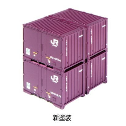 【新品】【お取り寄せ】[RWM] 23-350-A 2段積みコンテナ19D(新塗装・4個口) 6組入 Nゲージ 鉄道模型 KATO(カトー)(20251130)