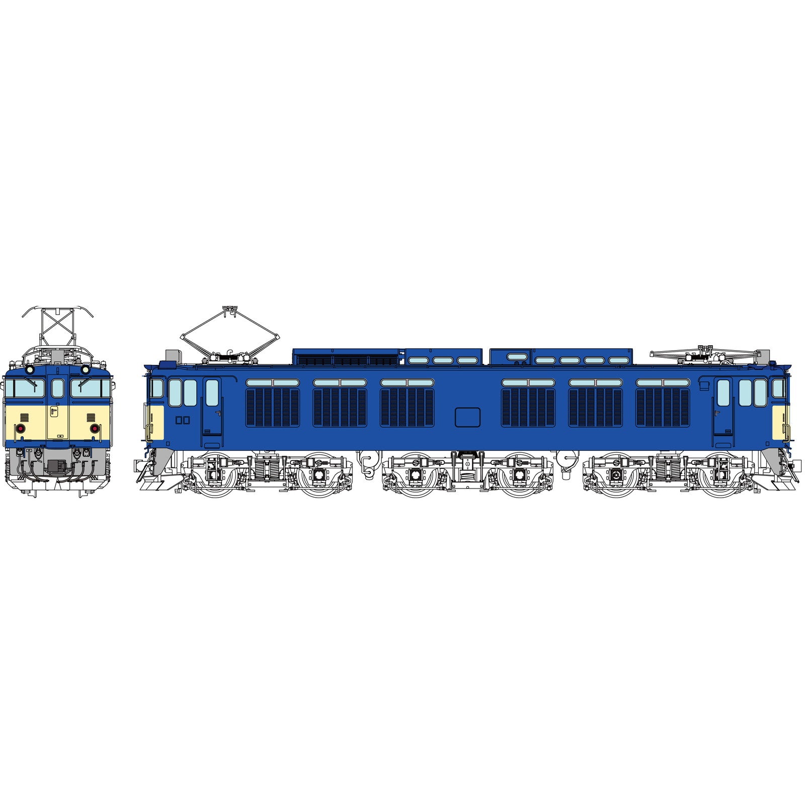 【新品即納】[RWM] TW-EF64Y EF64-0代4次車国鉄標準色(ツララヨケ撤去後)(動力付き) HOゲージ 鉄道模型 TRAMWAY(トラムウェイ)(20260131)