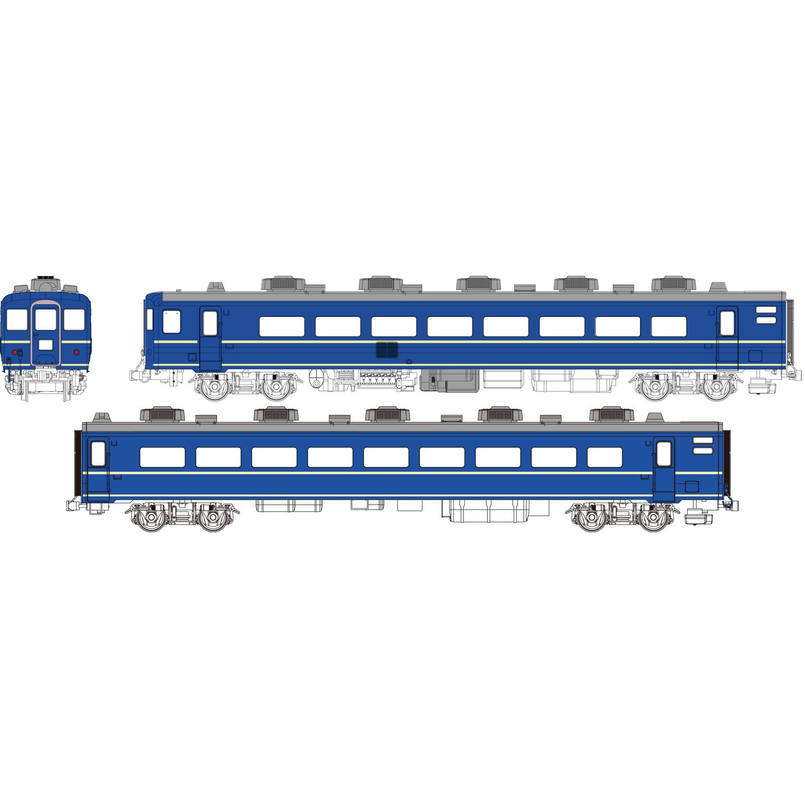 【予約安心出荷】[RWM] TW-14500Y 国鉄14系500代座席車基本セットB(2両)(動力無し) HOゲージ 鉄道模型 TRAMWAY(トラムウェイ)(2026年6月)
