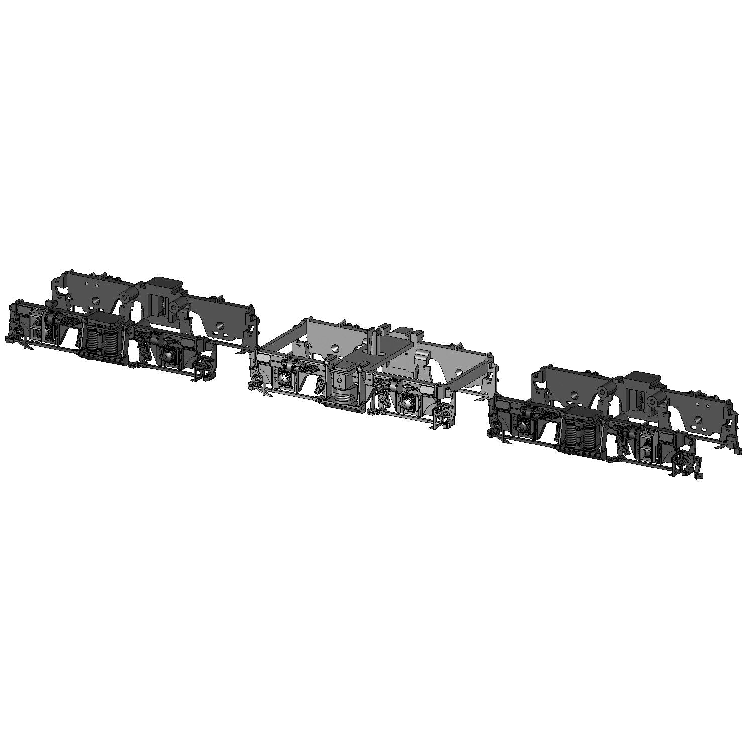 【新品即納】[RWM] TW-DT120A 台車DT120A・121A(EF64用) 1両分 車輪なし HOゲージ 鉄道模型 TRAMWAY(トラムウェイ)(20260131)