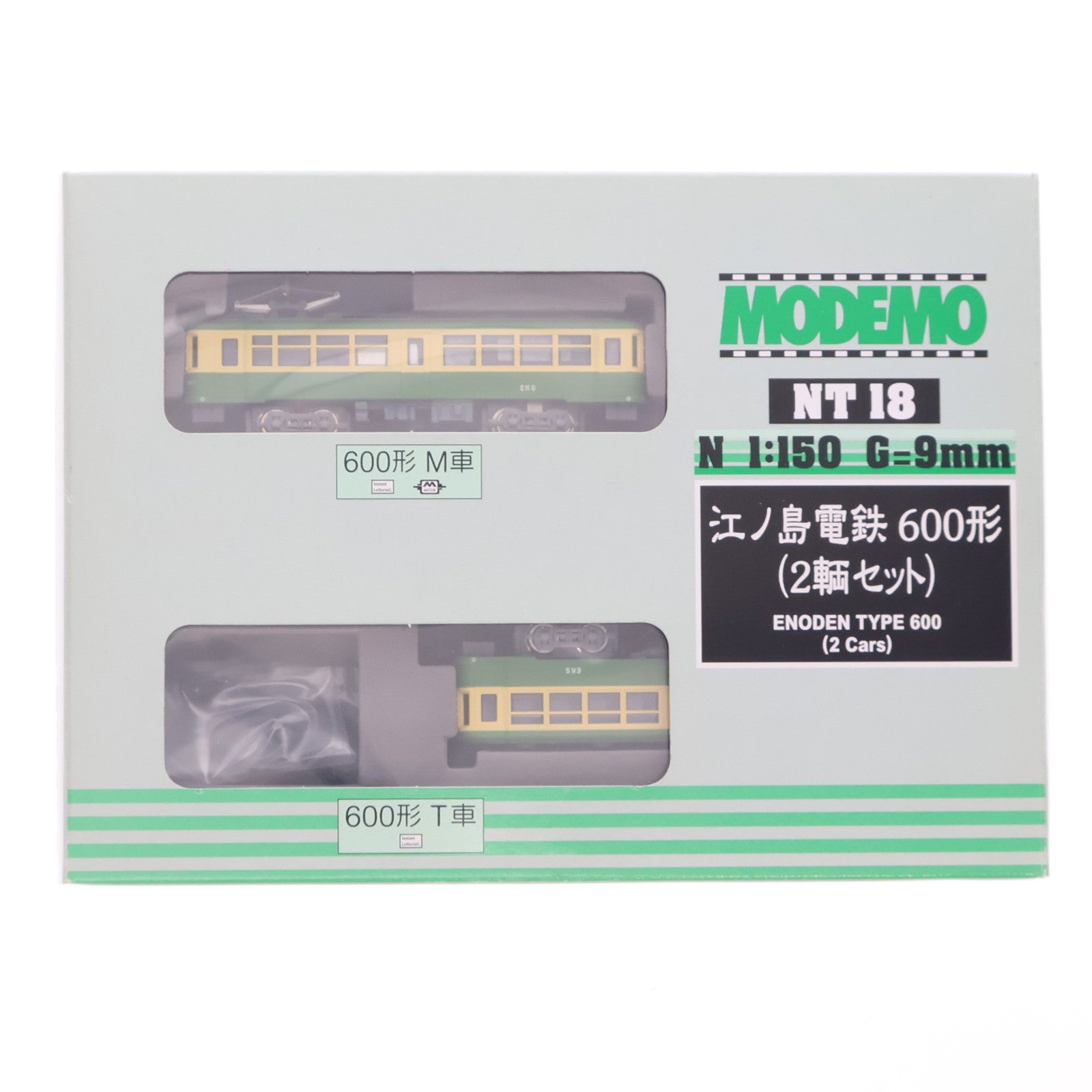 【中古即納】[RWM] NT18 江ノ島電鉄 600形 2両セット(動力付き) Nゲージ 鉄道模型 MODEMO(モデモ)(19991231)