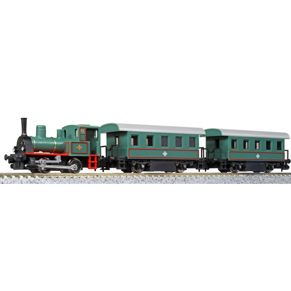 【新品】【お取り寄せ】[RWM] (再販) 10-503-1 チビロコセット たのしい街のSL列車 3両セット(動力付き) Nゲージ 鉄道模型 KATO(カトー)(20250913)