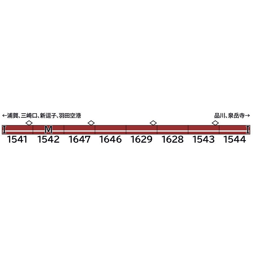【予約安心出荷】[RWM] 32079 京急1500形(更新車・1541編成・SRアンテナ無し) 8両編成セット(動力付き) Nゲージ 鉄道模型 GREENMAX(グリーンマックス)(2026年1月)