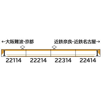 【予約安心出荷】[RWM] 32104 近鉄22000系ACE(リニューアル車) 増結4両編成セット(動力無し) Nゲージ 鉄道模型 GREENMAX(グリーンマックス)(2026年1月)