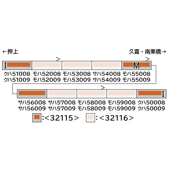 【予約安心出荷】[RWM] 32115 東武50000型(東武スカイツリーライン・車番選択式) 基本4両編成セット(動力付き) Nゲージ 鉄道模型 GREENMAX(グリーンマックス)(2026年1月)