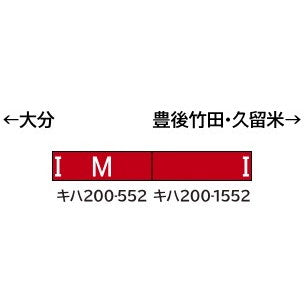 【予約安心出荷】[RWM] 32111 JR九州キハ200形(552+1552・大分車) 2両編成セット(動力付き) Nゲージ 鉄道模型 GREENMAX(グリーンマックス)(2026年2月)