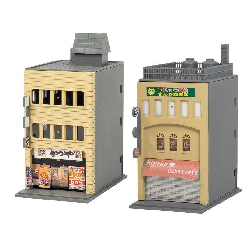 【予約安心出荷】[RWM] 2656 着色済みストラクチャーキット 着色済み 商業ビル 3F まんぷく街道シリーズ/かつや Nゲージ 鉄道模型 GREENMAX(グリーンマックス)(2025年11月)