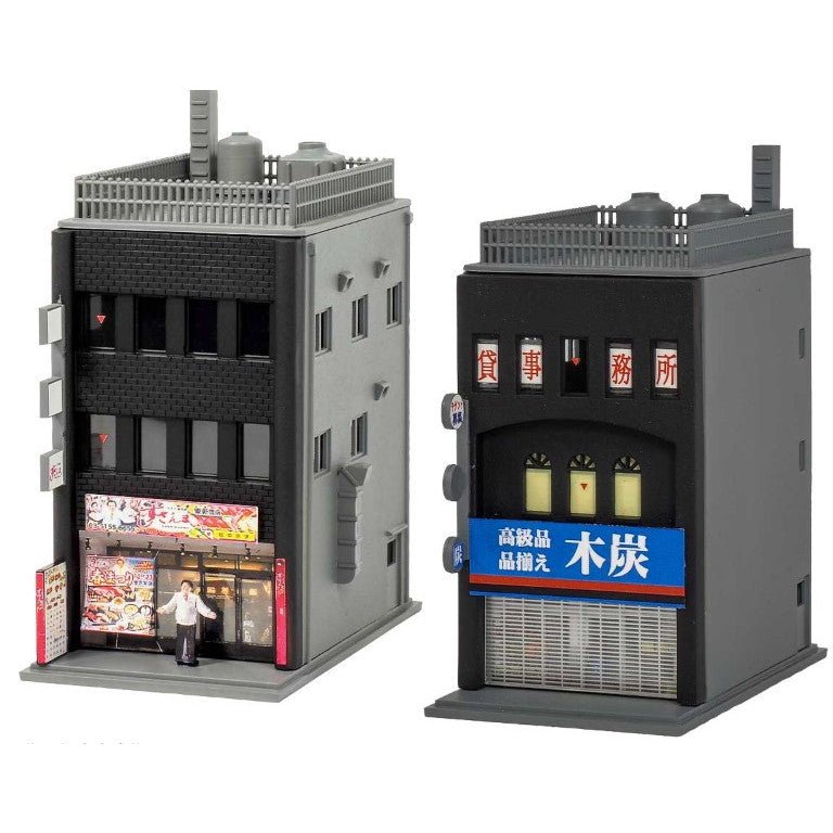 【予約安心出荷】[RWM] 2657 着色済みストラクチャーキット 着色済み 商業ビル 3F まんぷく街道シリーズ/すしざんまい Nゲージ 鉄道模型 GREENMAX(グリーンマックス)(2025年11月)