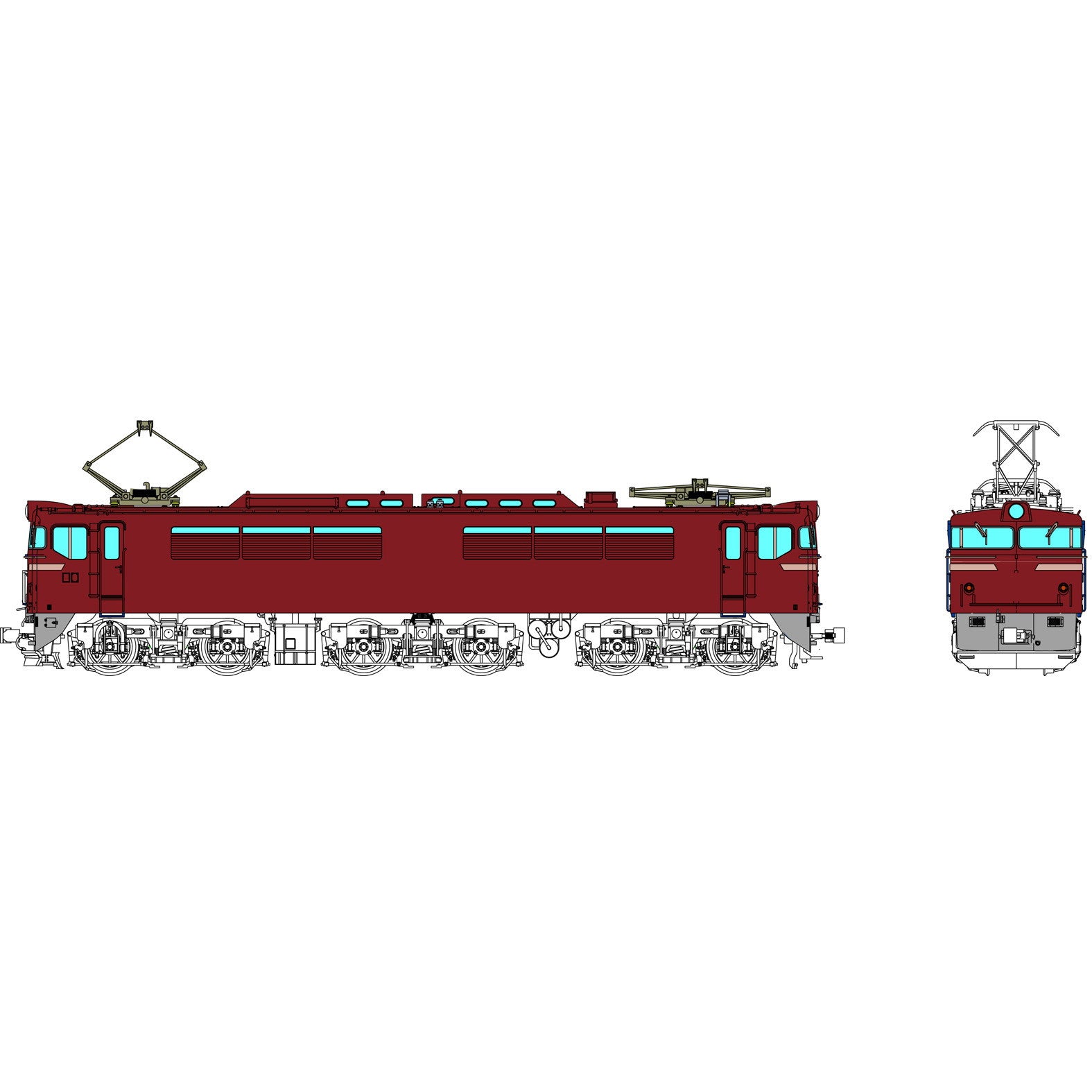 【新品即納】[RWM] TW-EF61-02 EF61、ぶどう2号(動力付き) HOゲージ 鉄道模型 TRAMWAY(トラムウェイ)(20260331)