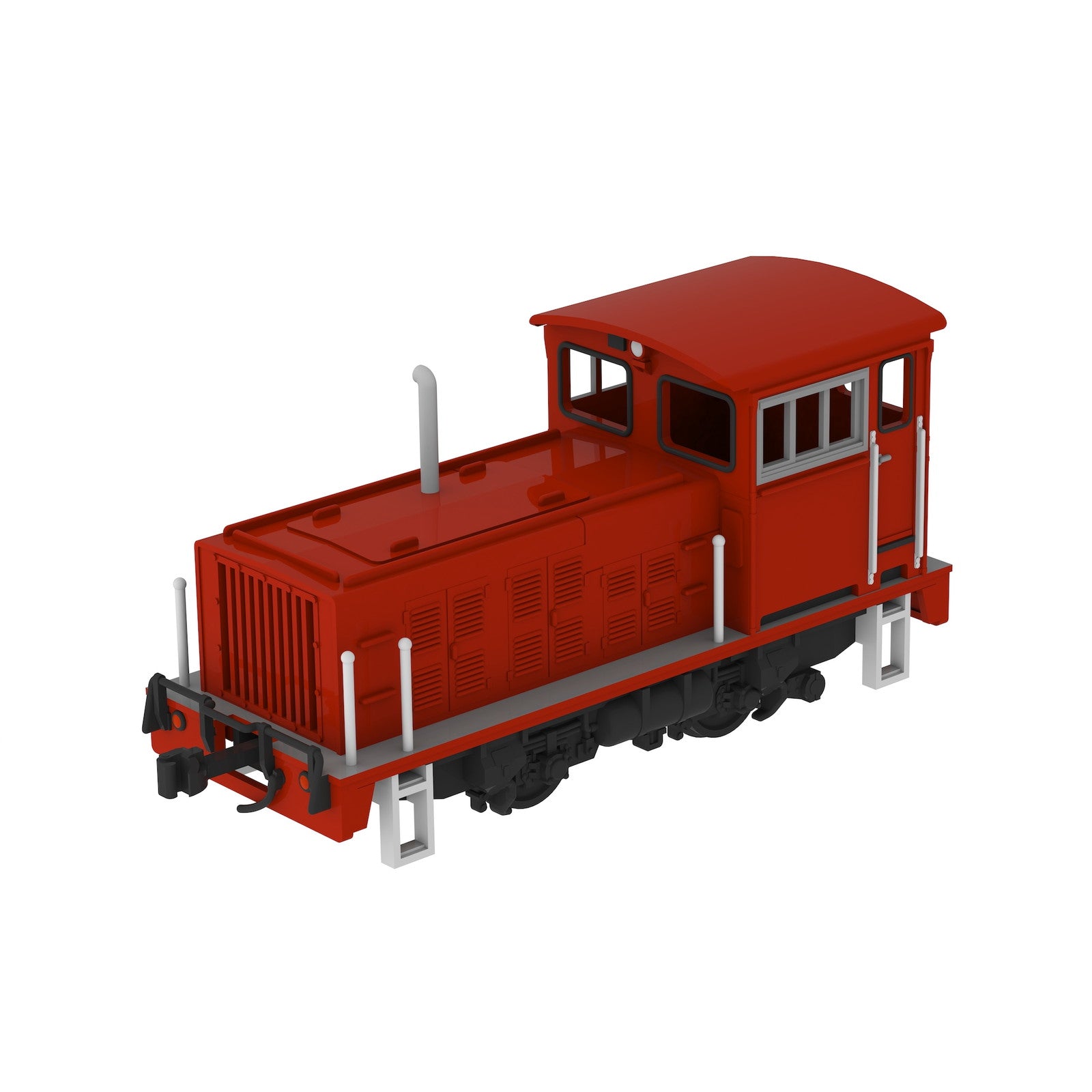 【予約安心出荷】[RWM] PP252 1/80スケールプラスチックキット 小型機関車(L型オレンジ)(動力無し) HOゲージ 鉄道模型 PLUM(プラム)(2025年11月)