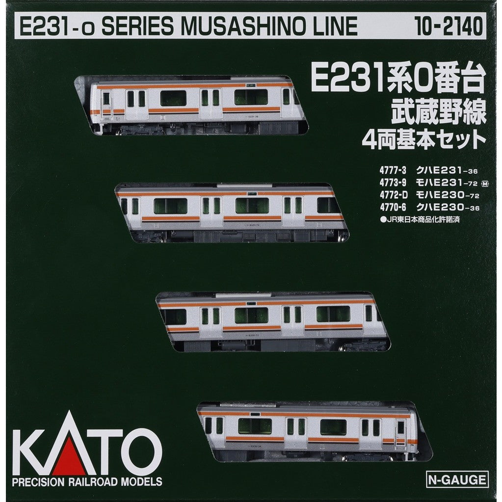 【新品】【お取り寄せ】[RWM] 10-2140 E231系0番台 武蔵野線 4両基本セット(動力付き) Nゲージ 鉄道模型 KATO(カトー)(20260131)