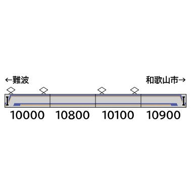 【予約安心出荷】[RWM] 32081 南海10000系サザン(中間改造車編成・現行塗装・車番選択式) 増結4両編成セット(動力無し) Nゲージ 鉄道模型 GREENMAX(グリーンマックス)(2026年3月)