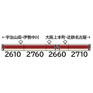 【予約安心出荷】[RWM] 32143 近鉄2610系(連続キセ・L/Cカー・車番選択式) 4両編成セット(動力付き) Nゲージ 鉄道模型 GREENMAX(グリーンマックス)(2026年3月)