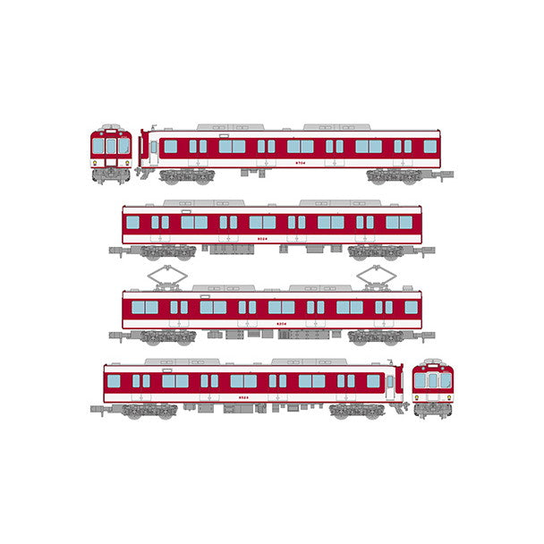 【新品即納】[RWM] 336785 鉄道コレクション(鉄コレ) 近畿日本鉄道8000系(初期車・新塗装・裾帯あり) 4両セットA(動力無し) Nゲージ 鉄道模型 TOMYTEC(トミーテック)(20260221)