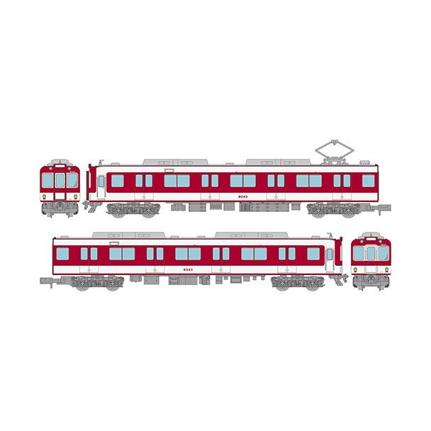 【新品】【お取り寄せ】[RWM] 336792 鉄道コレクション(鉄コレ) 近畿日本鉄道8000系(初期車・新塗装・裾帯あり) 2両セットA(動力無し) Nゲージ 鉄道模型 TOMYTEC(トミーテック)(20260221)