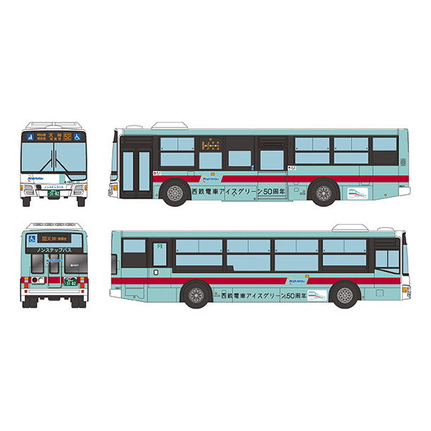 【予約安心出荷】[RWM] 335894 ザ・バスコレクション 西日本鉄道 西鉄電車アイスグリーン50周年ラッピングバス Nゲージ 鉄道模型 TOMYTEC(トミーテック)(2026年2月)