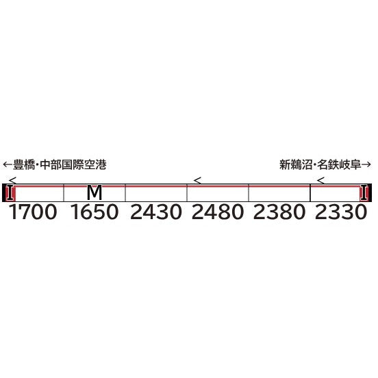 【予約安心出荷】[RWM] 32144 名鉄1700系(旧塗装・車番選択式) 6両編成セット(動力付き) Nゲージ 鉄道模型 GREENMAX(グリーンマックス)(2026年3月)