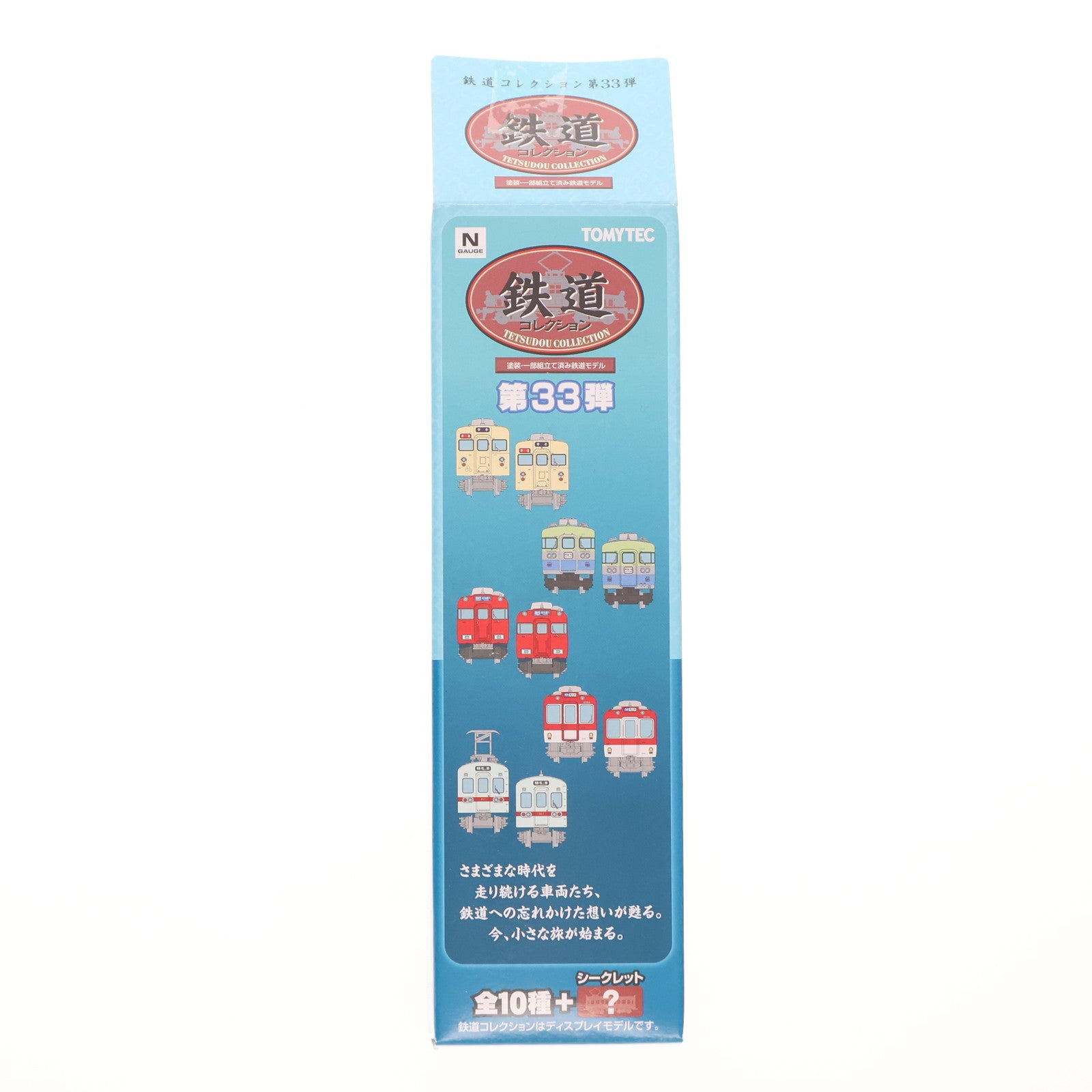 【中古即納】[RWM] (BOX単品) 332459 鉄道コレクション(鉄コレ) 第33弾 近畿日本鉄道8000系(初期車・パンタグラフ無し)(動力無し) Nゲージ 鉄道模型 TOMYTEC(トミーテック)(20241130)