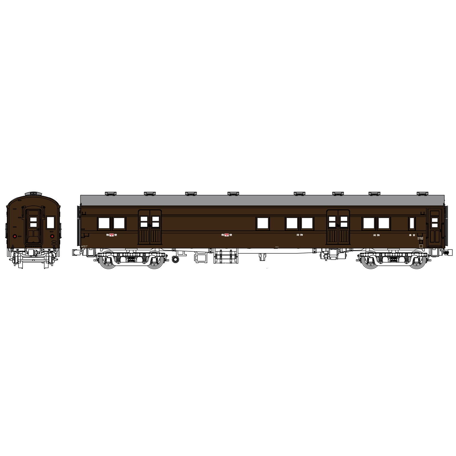 【予約安心出荷】[RWM] TW61-14A スユニ60(魚腹台枠・1～20)ぶどう1号(動力無し) HOゲージ 鉄道模型 TRAMWAY(トラムウェイ)(2026年夏)