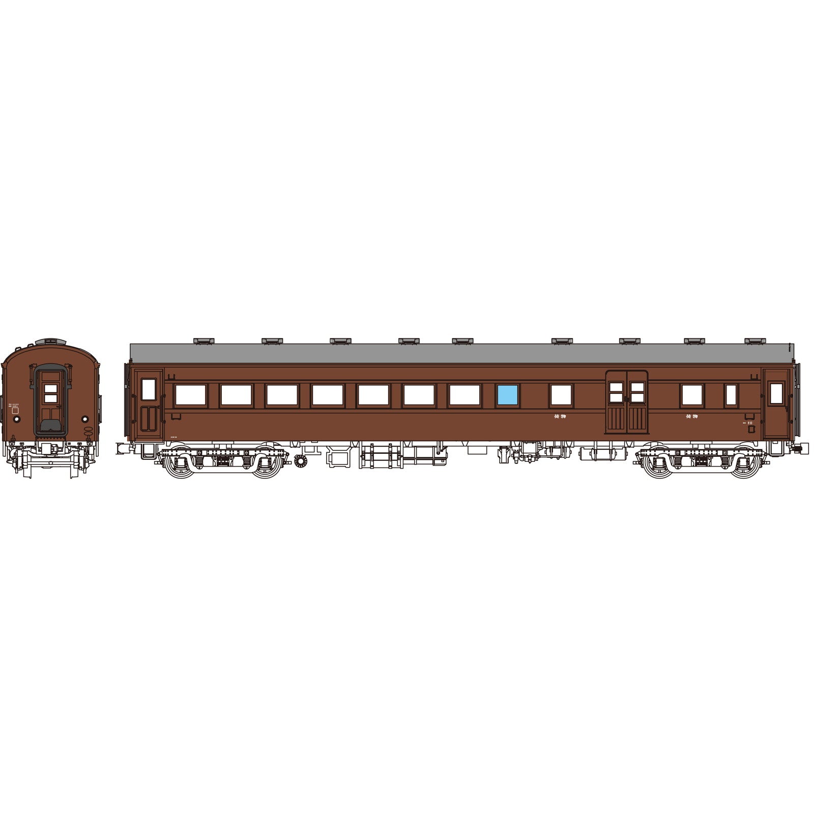 【予約安心出荷】[RWM] TW61-17B オハニ61(昭和26年度予算)ぶどう2号(動力無し) HOゲージ 鉄道模型 TRAMWAY(トラムウェイ)(2026年夏)