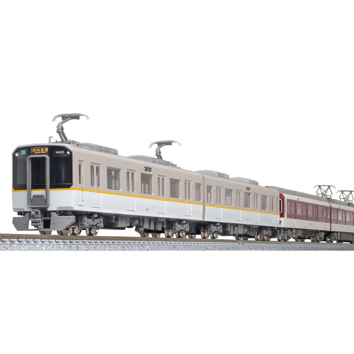 【新品即納】[RWM] 50838 近鉄6200系+6820系(南大阪線) 5両編成セット(動力付き) Nゲージ 鉄道模型 GREENMAX(グリーンマックス)(20260613)