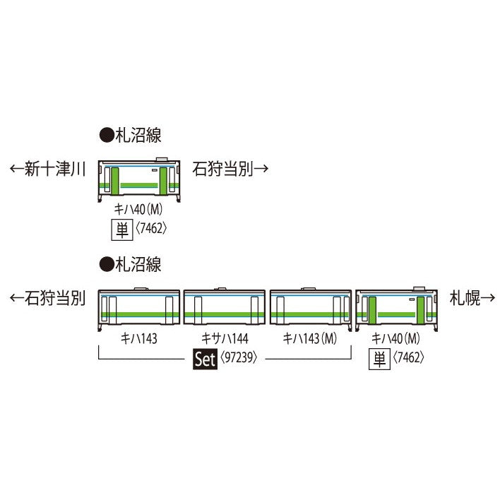 【予約安心出荷】[RWM] 7462 JRディーゼルカー キハ40-400形(動力付き) Nゲージ 鉄道模型 TOMIX(トミックス)(2026年5月)