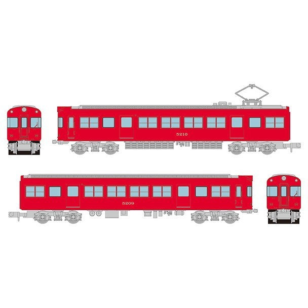 【新品】【お取り寄せ】[RWM] 332145 鉄道コレクション(鉄コレ) 名古屋鉄道5200系2両セットB(動力無し) Nゲージ 鉄道模型 TOMYTEC(トミーテック)(20260620)