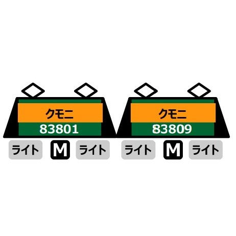【予約安心出荷】[RWM] A8955 クモニ83 800番代 湘南色 広島運転所 2両セット(動力付き) Nゲージ 鉄道模型 MICRO ACE(マイクロエース)(2026年)
