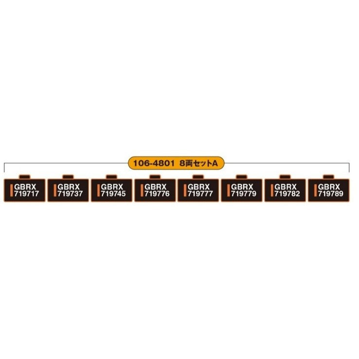 【予約安心出荷】[RWM] 106-4801 Greenbrier Tank Car 8 Car Set GBRX Set A(グリーンブライアー タンクカー 8両セット GBRX セットA)(動力無し) Nゲージ 鉄道模型 KATO(カトー)(2026年7月)