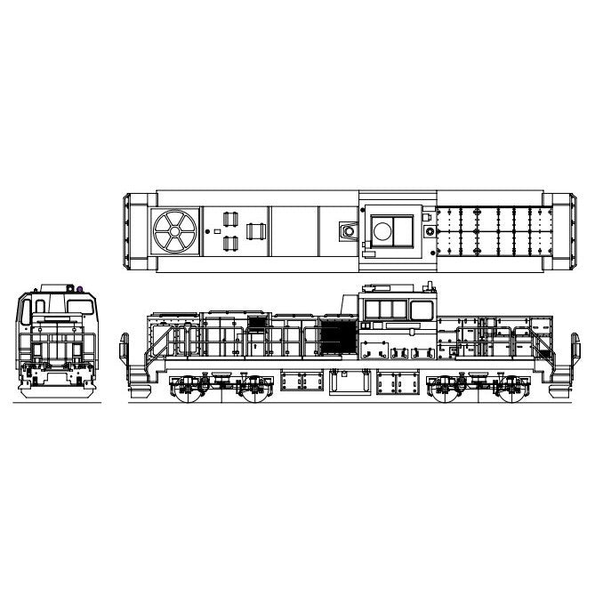 【新品即納】[RWM] 16番 DD200形機関車キット(動力無し) HOゲージ 鉄道模型 Masterpiece(マスターピース)(20240320)