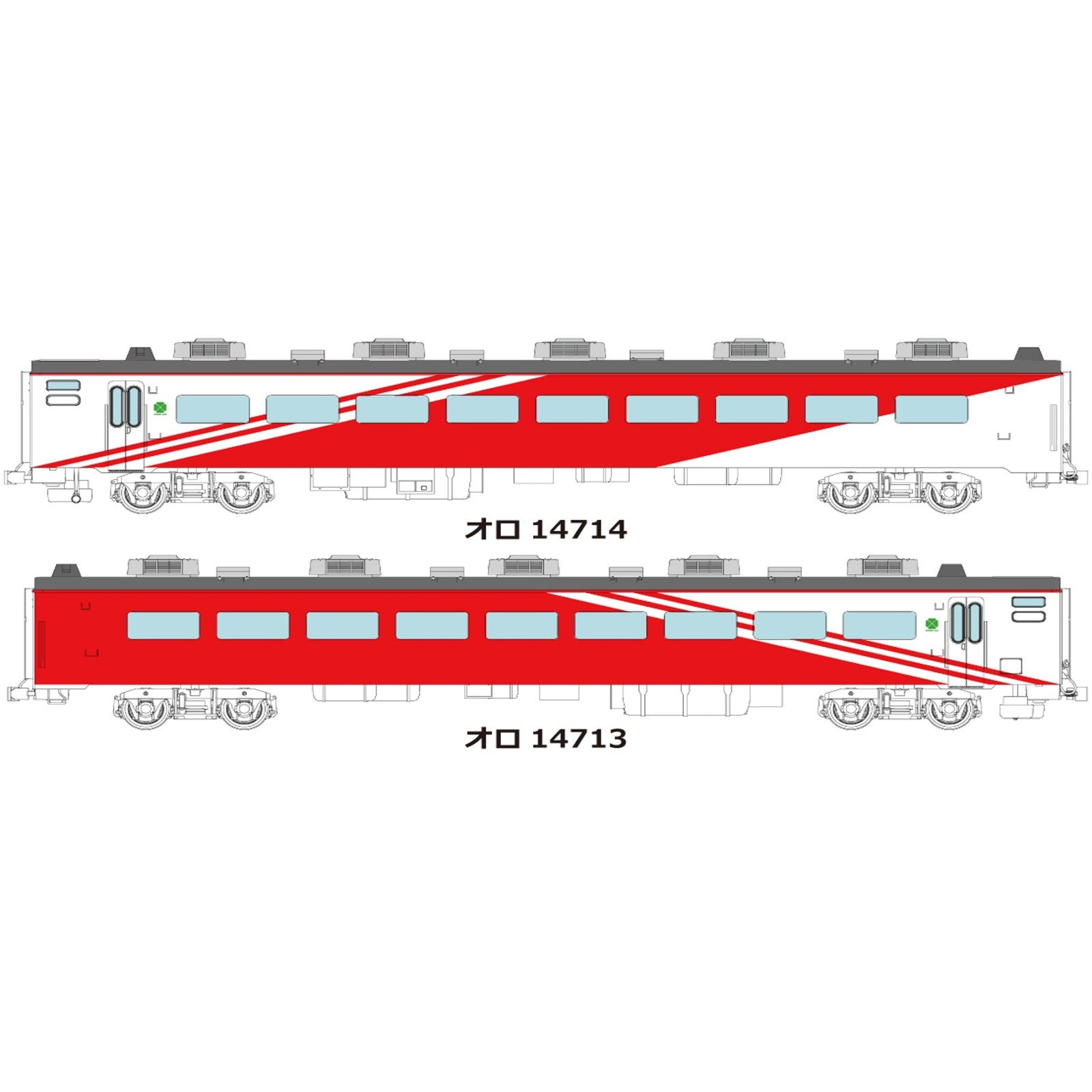 【予約安心出荷】[RWM] TW-SER-02 国鉄欧風客車「スーパーエクスプレスレインボー」 増結2両セット(動力無し) HOゲージ 鉄道模型 TRAMWAY(トラムウェイ)(2026年初秋)