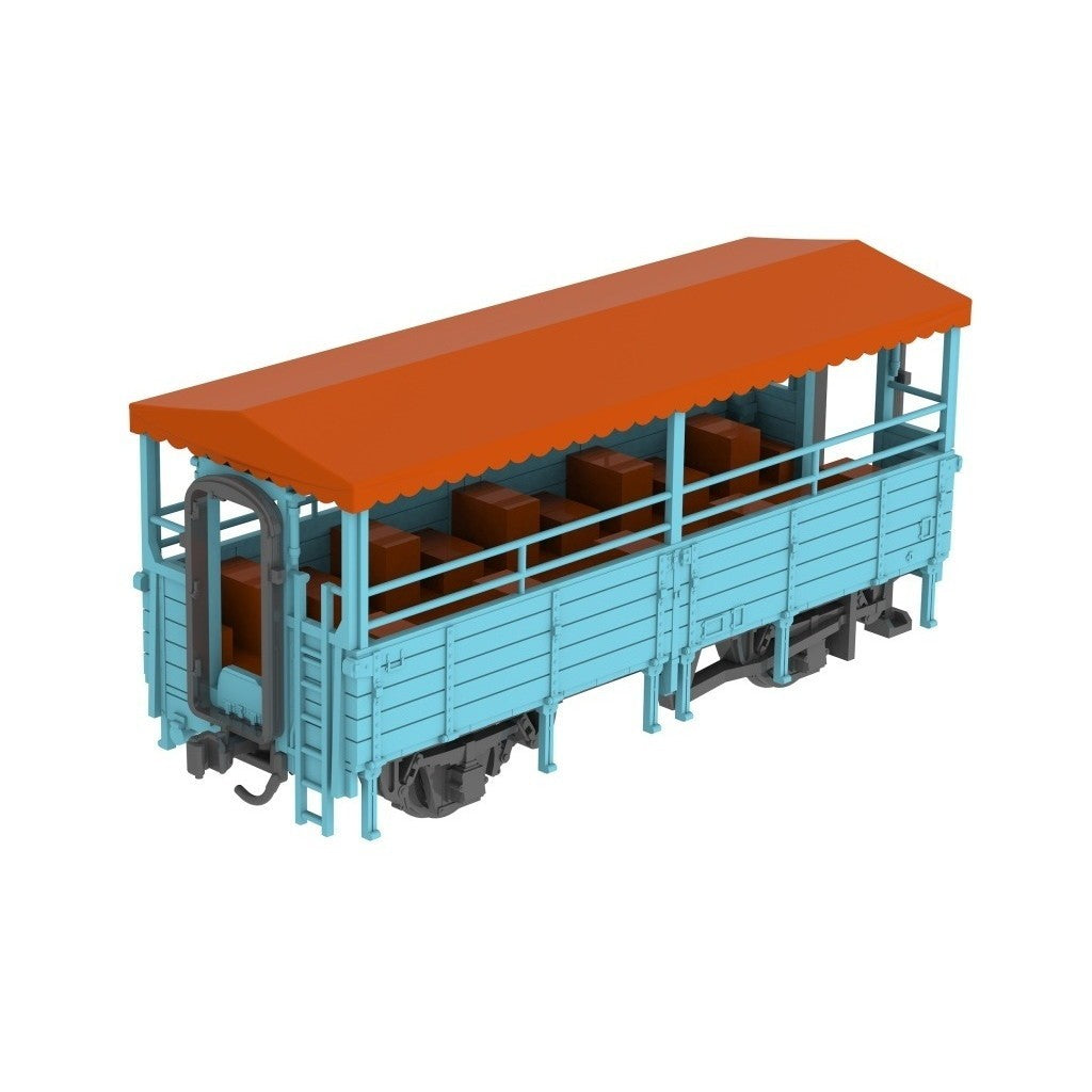【新品即納】[RWM] PP265 1/80プラスチックキット トロッコ列車(ブルー)(動力無し) HOゲージ 鉄道模型 PLUM(プラム)(20260524)