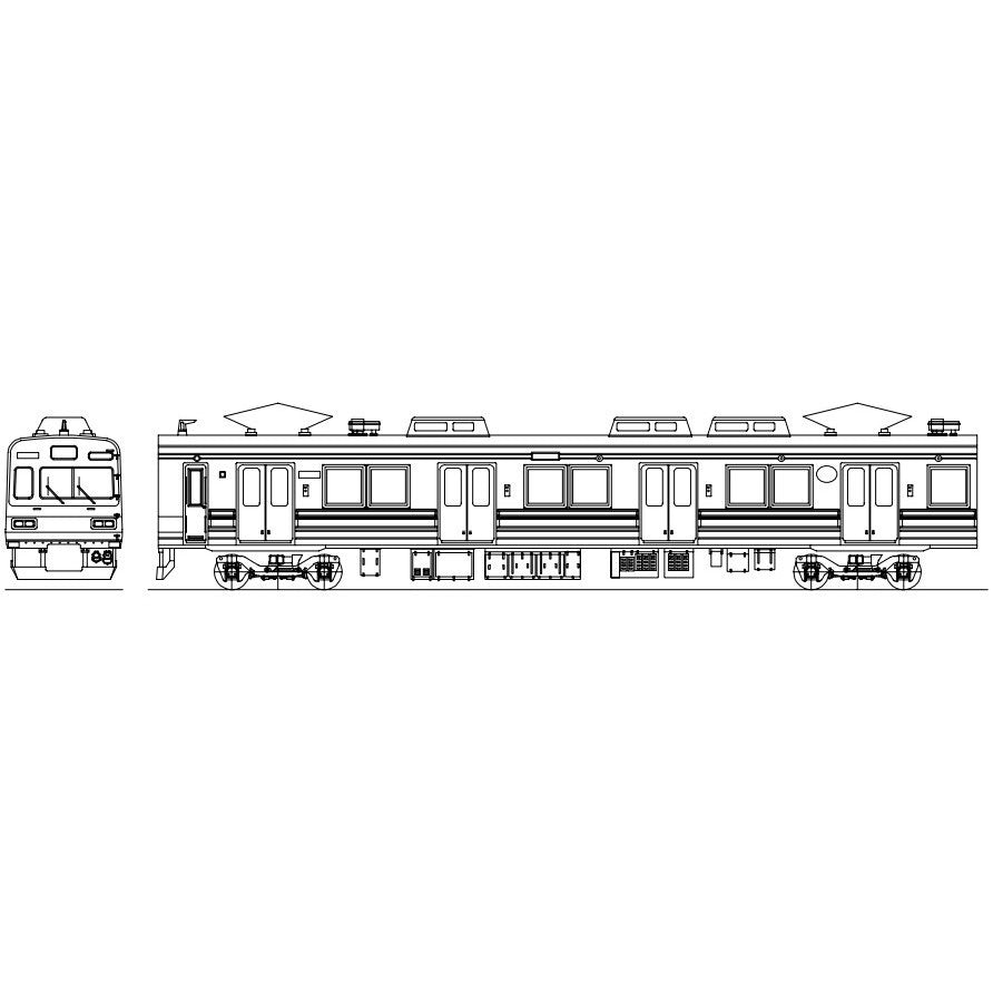 【新品即納】[RWM] 16番 秩父鉄道7800系電車 2両キット(動力無し) HOゲージ 鉄道模型 Masterpiece(マスターピース)(20260430)