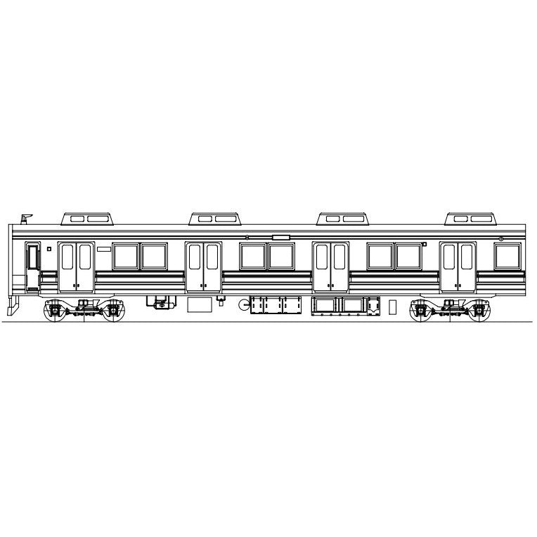 【新品即納】[RWM] 16番 富山17480形電車 2両キット(動力無し) HOゲージ 鉄道模型 Masterpiece(マスターピース)(20260430)