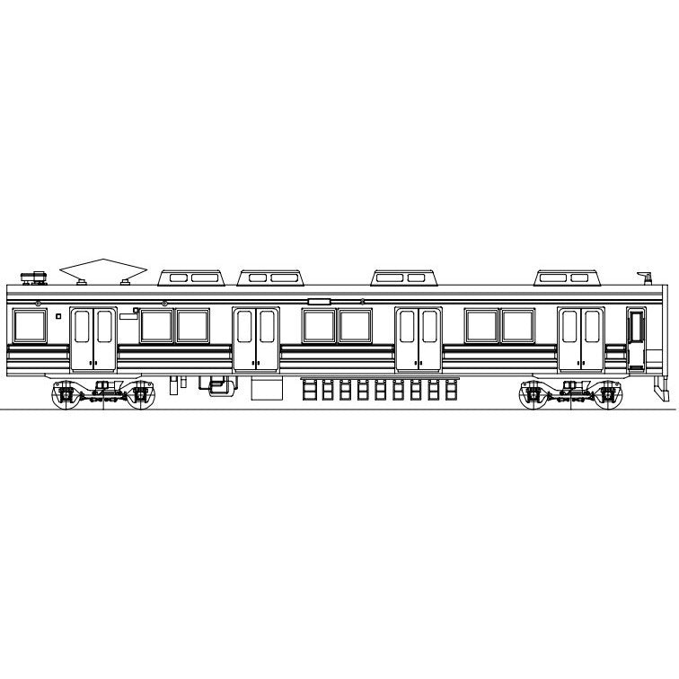 【新品即納】[RWM] 16番 富山17480形電車 2両キット(動力無し) HOゲージ 鉄道模型 Masterpiece(マスターピース)(20260430)