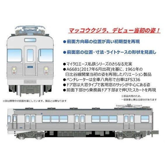 【予約安心出荷】[RWM] A6680 営団3000系 登場時 2両セット(動力付き) Nゲージ 鉄道模型 MICRO ACE(マイクロエース)(2026年)