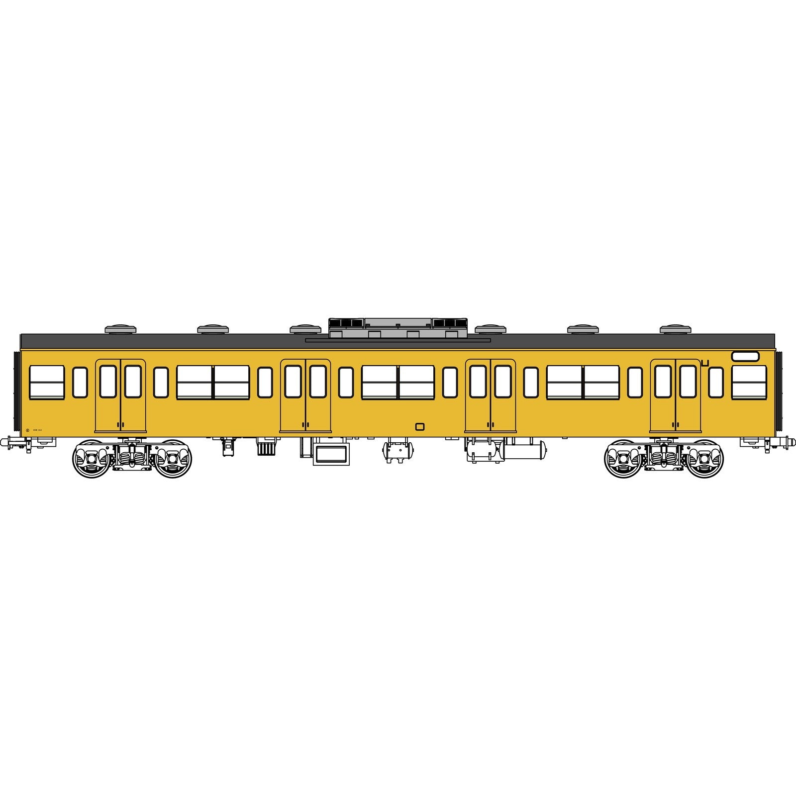 【予約安心出荷】[RWM] TW-103YC 国鉄103系非ユニット窓・冷房車・黄色5号(サハ103)(動力無し) HOゲージ 鉄道模型 TRAMWAY(トラムウェイ)(2027年初頭)